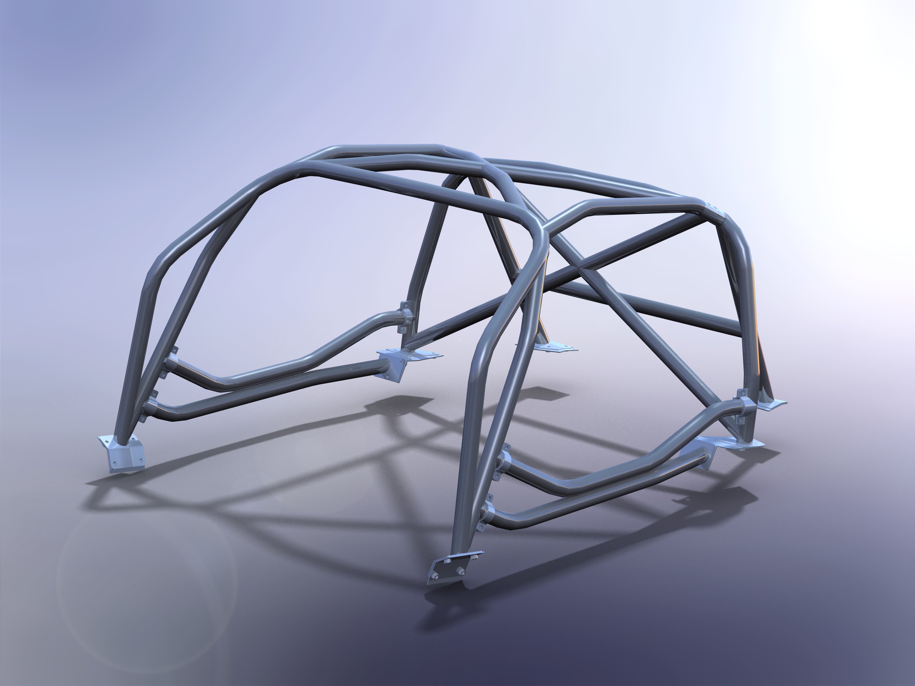 3D General assembly drawing of Safety Devices roll cage (Z027) .