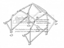 Peugeot 306 Multi Point Bolt-in Roll Cage