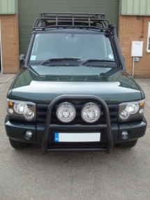 Land Rover Discovery 2 with roof rails Roof Rack Gutter Mount