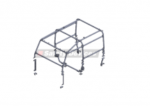 Land Rover Defender 90 Hard Top with bulkhead 6 Point Bolt-in Roll Cage