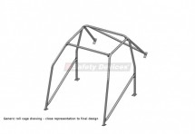 Toyota Corolla AE86 Non Sunroof 6 Point Bolt-in Roll Cage