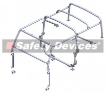 Land Rover Defender 90 Puma Soft Top Multi Point Bolt-in Roll Cage
