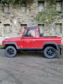 Land Rover Defender 90 300Tdi Pickup 4 Point Bolt-in Roll Cage