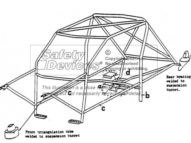 Ford sierra roll cage #7